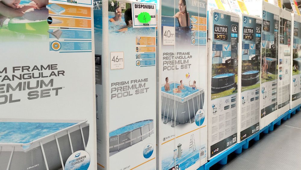 Esposizione piscine in vendita