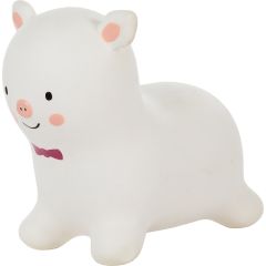 Cavalcabile gonfiabile Tryco Maiale Grunty Bianco