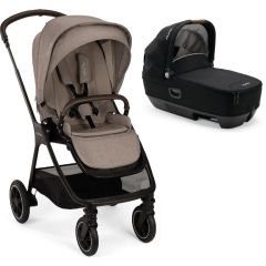 Duo Nuna Triv™ Next Cedar / Chocolate con navicella Cari™ Next