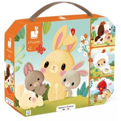 Puzzle Janod "animali della fattoria" (43 pezzi)