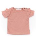 Maglia da bambina Bamboom con spalle volant Rosa scuro