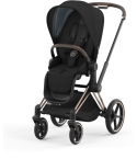 Passeggino Cybex Priam Rosegold con seduta Deep Black