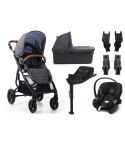 Trio Valco Baby Ultra Trend Charcoal con seggiolino auto Cybex Aton S2 i-Size e base