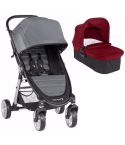 Duo Baby Jogger City Mini 2 con carrozzina Bordeaux