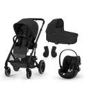 Trio Cybex Balios S Lux con seggiolino Cloud G i-Size Moon Black