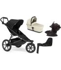 Trio Thule Urban Glide 3 con navicella Soft beige e seggiolino auto Maple Black