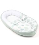 Riduttore per lettino Doomoo Cocoon Leaves Aqua Green