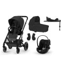 Trio Cybex Balios S Lux con seggiolino Cloud G i-Size e base Moon Black